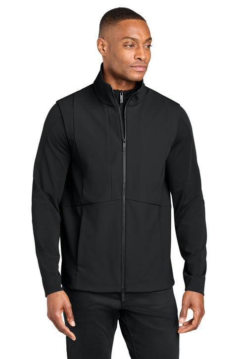 MiiR Nozawa Soft Shell Vest with custom logo embroidery