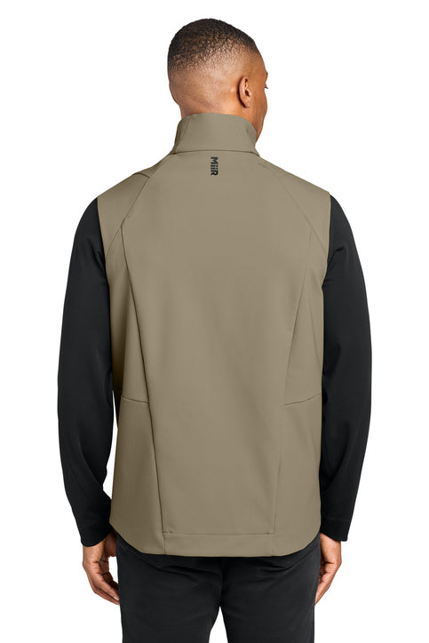 MiiR Nozawa Soft Shell Vest with custom logo embroidery