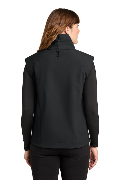 MiiR Women’s Nozawa Soft Shell Vest with custom logo embroidery