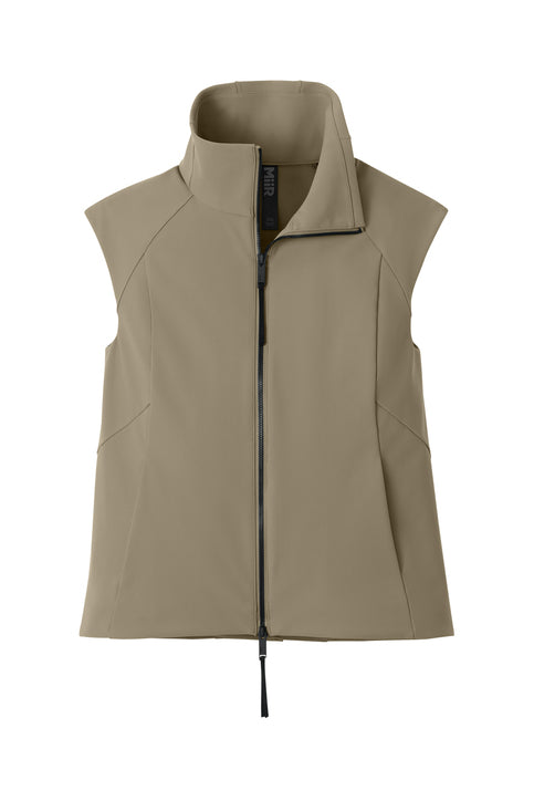MiiR Women’s Nozawa Soft Shell Vest with custom logo embroidery