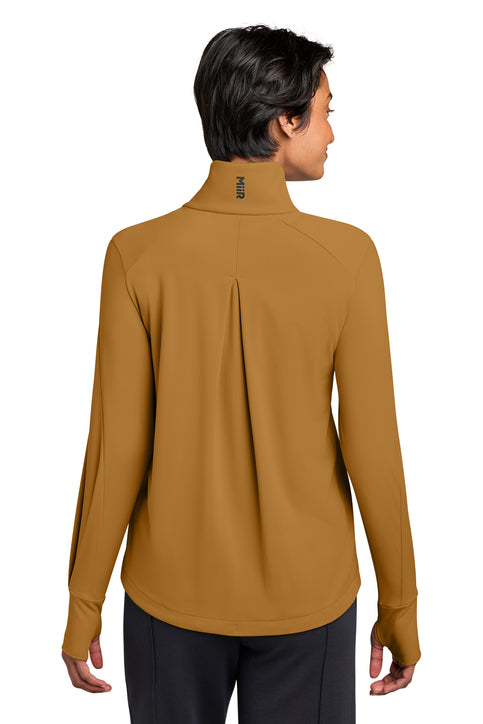 MiiR Women’s Kivu 1/4-Zip with custom logo embroidery