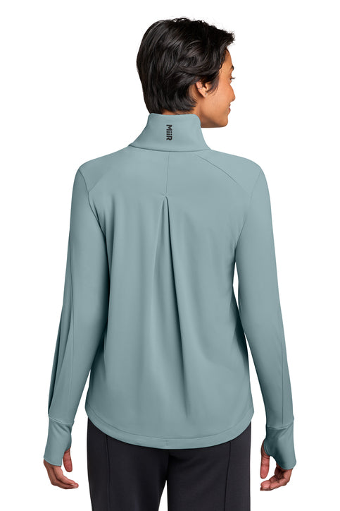 MiiR Women’s Kivu 1/4-Zip with custom logo embroidery