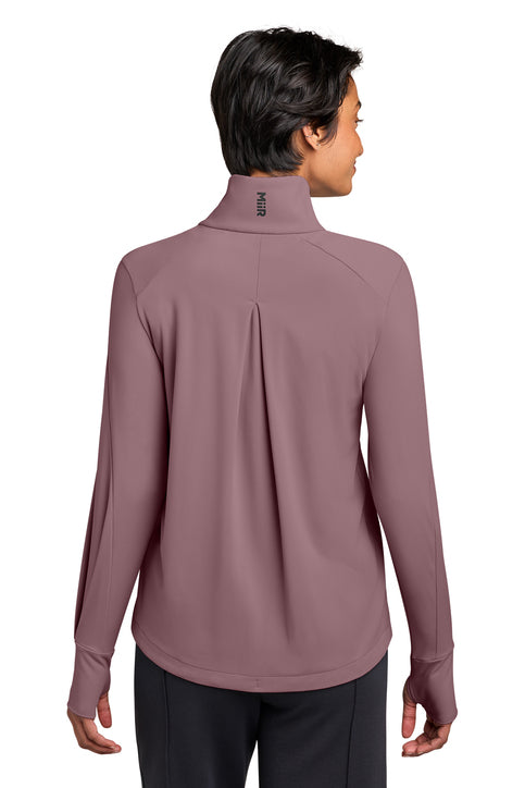 MiiR Women’s Kivu 1/4-Zip with custom logo embroidery
