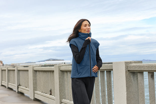 MiiR Women’s Sashiko Stretch Puffy Vest
