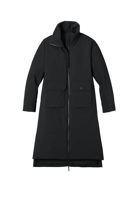 MiiR Women’s Sashiko Stretch Puffy Long Jacket