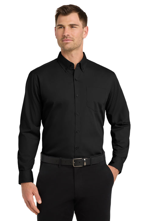 Port Authority Long Sleeve Carefree Poplin Shirt