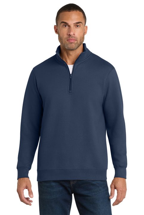 Port & Co Fan Favorite Fleece 1/4-Zip Pullover Sweatshirt