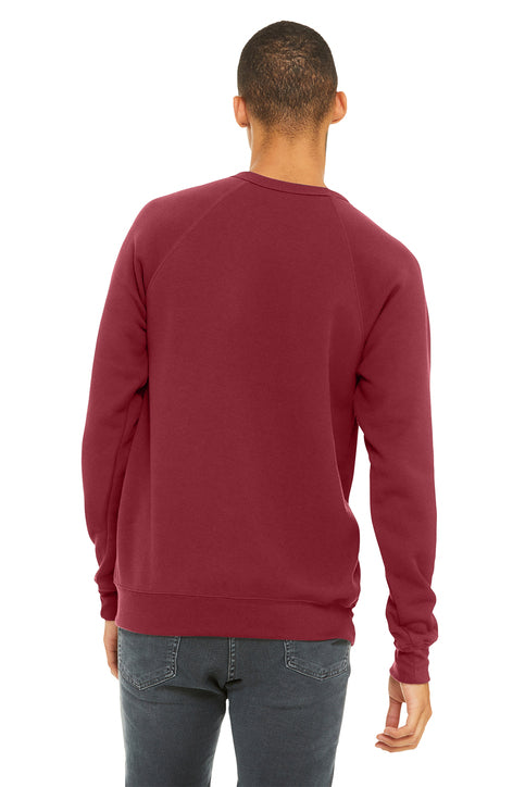 BELLA+CANVAS Unisex Sponge Fleece Raglan Sweatshirt
