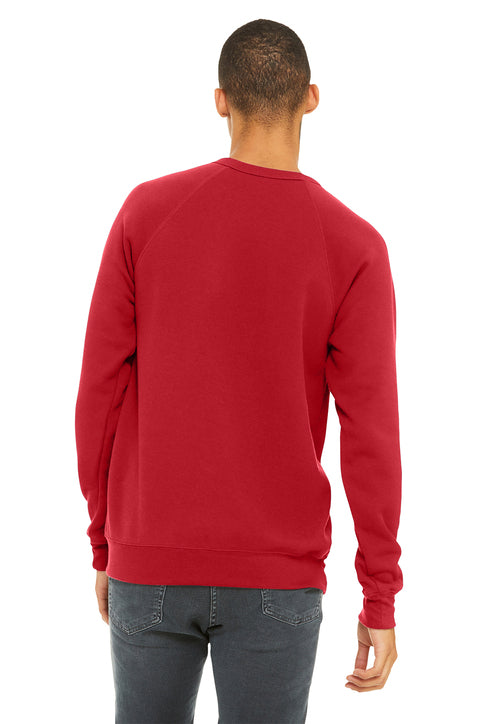 BELLA+CANVAS Unisex Sponge Fleece Raglan Sweatshirt