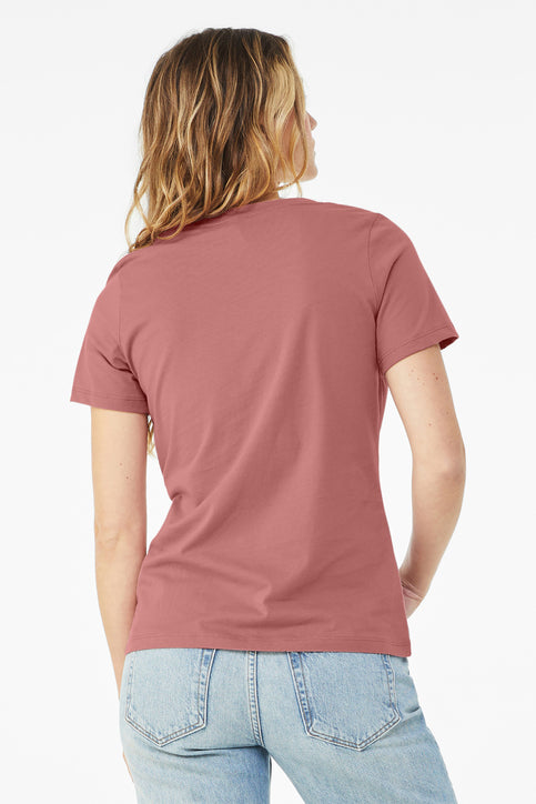 BELLA+CANVAS Women’s Relaxed Jersey Short Sleeve V-Neck Tee