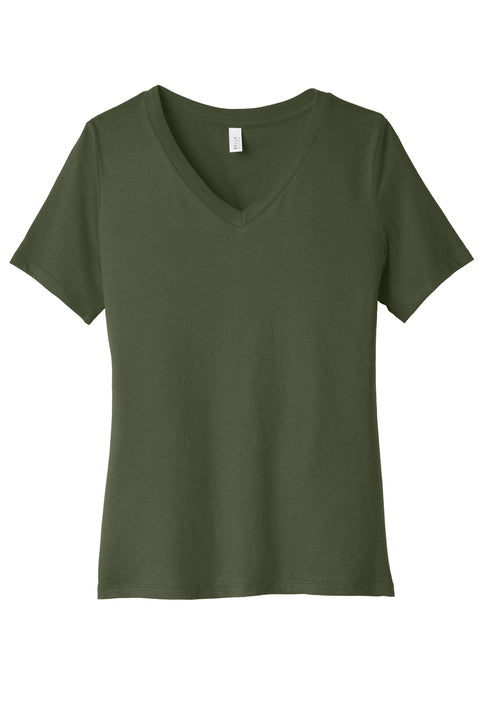 BELLA+CANVAS Women’s Relaxed Jersey Short Sleeve V-Neck Tee