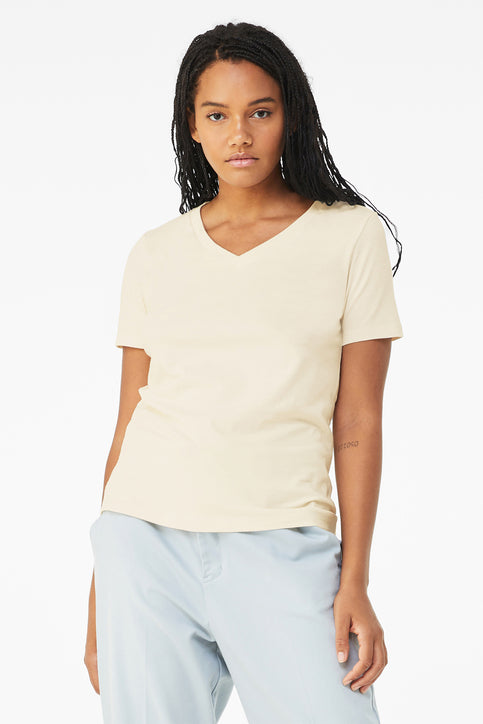 BELLA+CANVAS Women’s Relaxed Jersey Short Sleeve V-Neck Tee