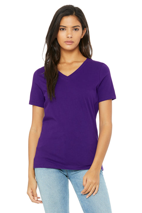 BELLA+CANVAS Women’s Relaxed Jersey Short Sleeve V-Neck Tee