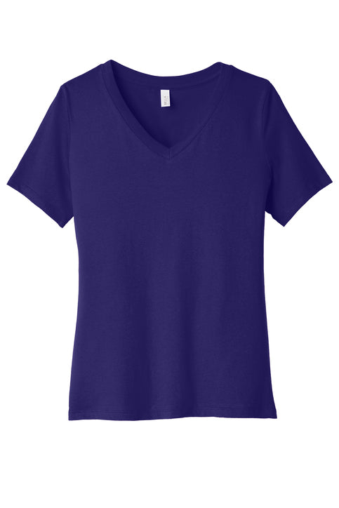 BELLA+CANVAS Women’s Relaxed Jersey Short Sleeve V-Neck Tee