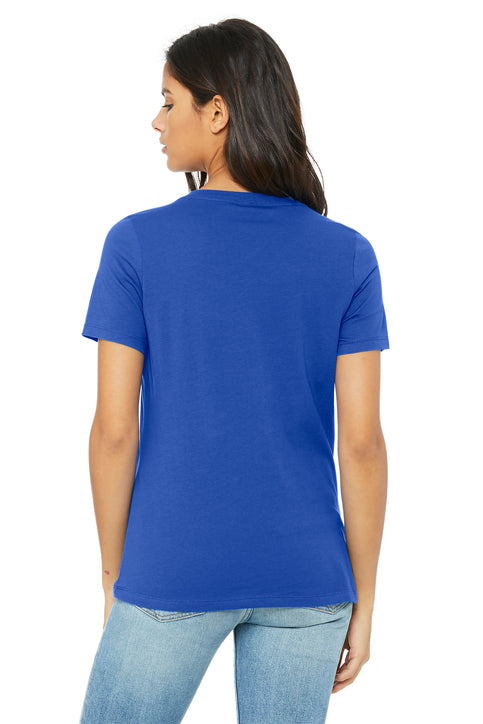BELLA+CANVAS Women’s Relaxed Jersey Short Sleeve V-Neck Tee