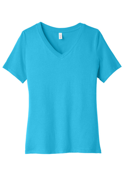 BELLA+CANVAS Women’s Relaxed Jersey Short Sleeve V-Neck Tee