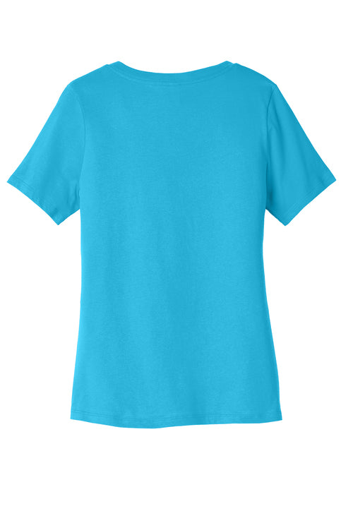 BELLA+CANVAS Women’s Relaxed Jersey Short Sleeve V-Neck Tee