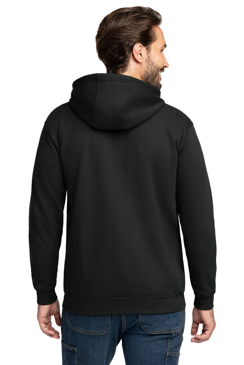 Carhartt Midweight Hooded Zip-Front Sweatshirt with custom logo embroidery