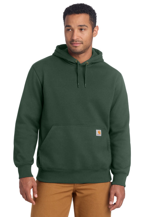 Carhartt Rain Defender Paxton Heavyweight Hooded Sweatshirt with custom logo embroidery