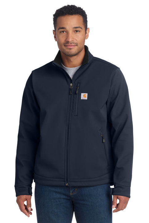 Carhartt Crowley Soft Shell Jacket with custom logo embroidery