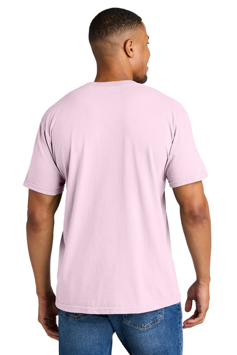 Comfort Colors Heavyweight Ring Spun Tee with custom logo embroidery