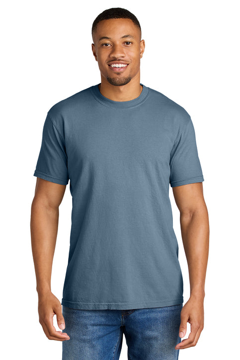 Comfort Colors Heavyweight Ring Spun Tee with custom logo embroidery
