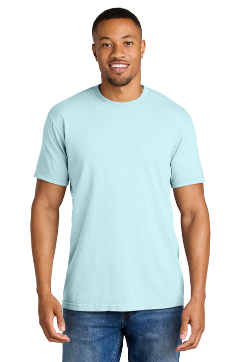 Comfort Colors Heavyweight Ring Spun Tee with custom logo embroidery