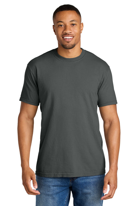Comfort Colors Heavyweight Ring Spun Tee with custom logo embroidery