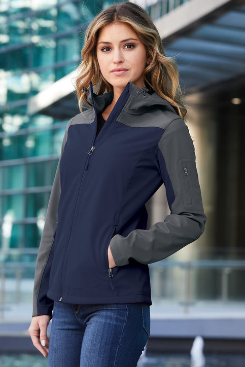 Port Authority Women's Hooded Core Soft Shell Jacket