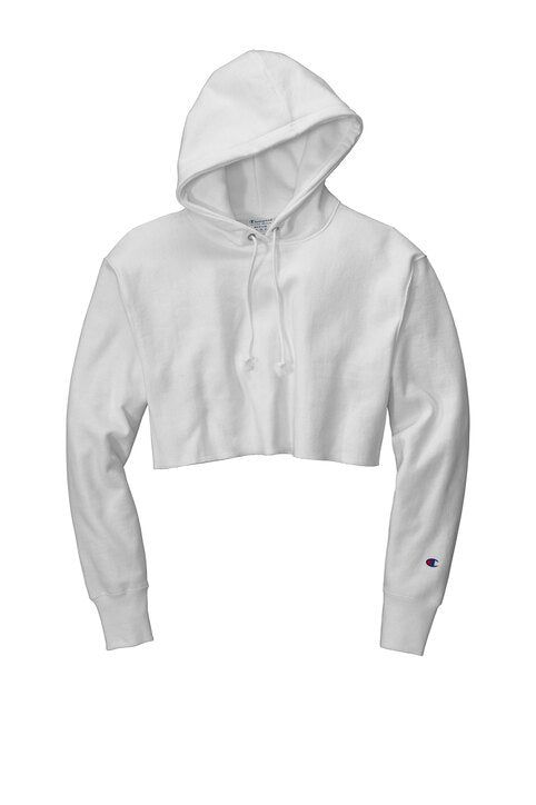 Champion Women’s Reverse Weave® Cropped Cut-Off Hooded Sweatshirt