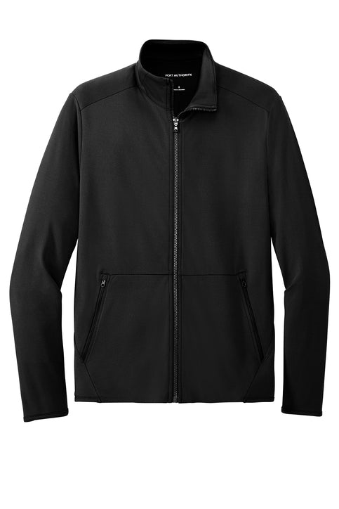 Port Authority Accord Stretch Fleece Full-Zip with custom logo embroidery