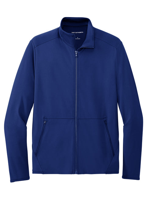 Port Authority Accord Stretch Fleece Full-Zip with custom logo embroidery
