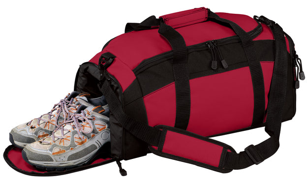 Port Authority Gym Bag with custom logo embroidery