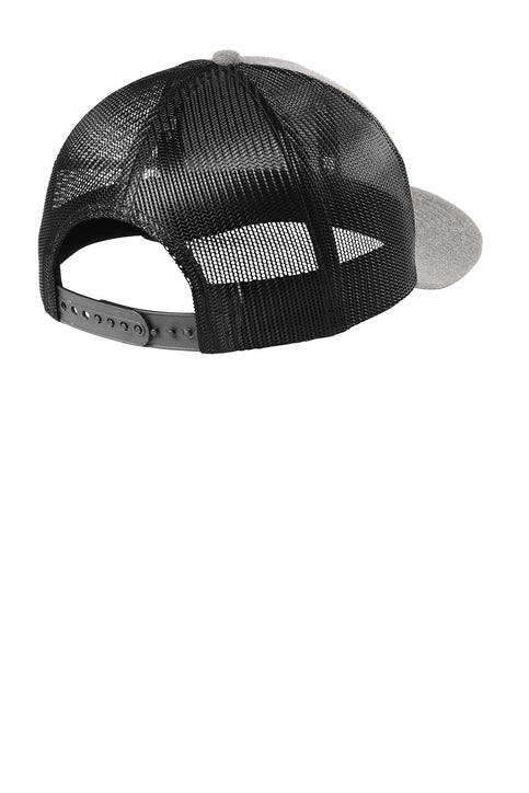 New Era Snapback Low Profile Trucker Cap with custom logo embroidery