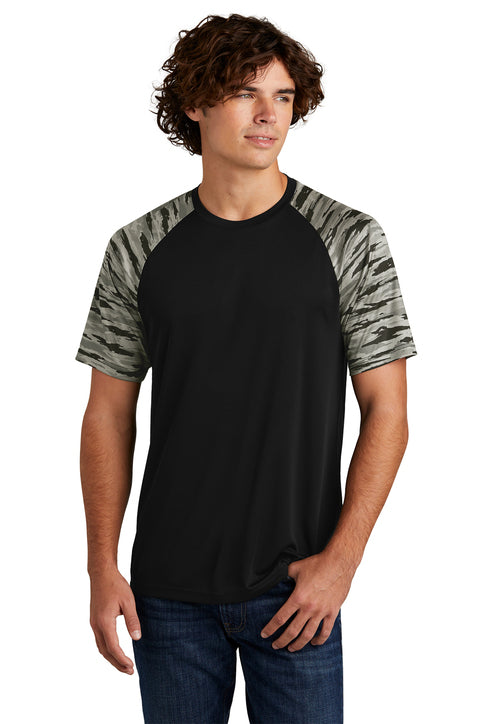Sport-Tek Drift Camo Colorblock Tee