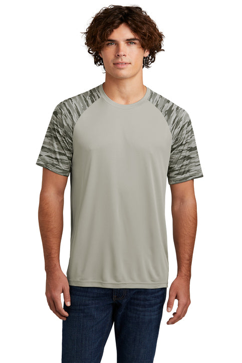 Sport-Tek Drift Camo Colorblock Tee