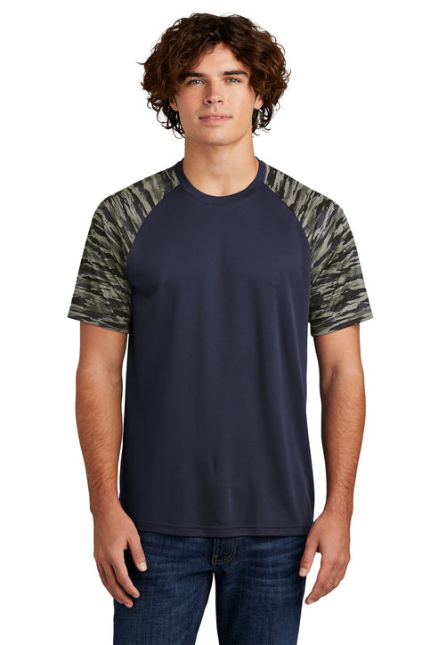 Sport-Tek Drift Camo Colorblock Tee