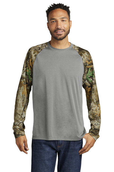 Russell Outdoors Realtree Colorblock Performance Long Sleeve Tee