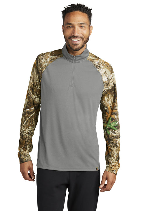 Russell Outdoors Realtree Colorblock Performance 1/4-Zip