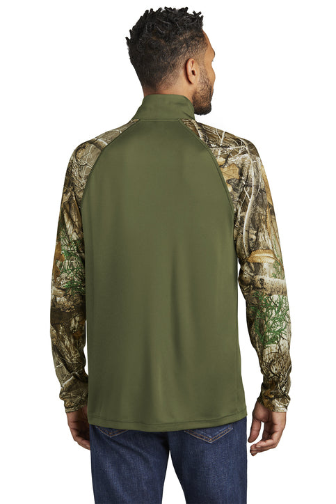 Russell Outdoors Realtree Colorblock Performance 1/4-Zip