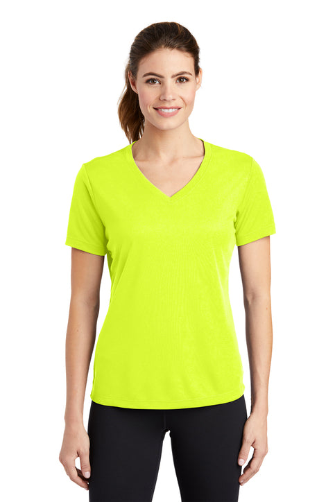 Sport-Tek Women's PosiCharge RacerMesh V-Neck Tee