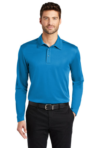 Port Authority Silk Touch Performance Long Sleeve Polo