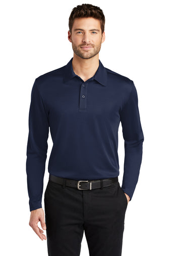 Port Authority Silk Touch Performance Long Sleeve Polo