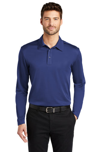 Port Authority Silk Touch Performance Long Sleeve Polo