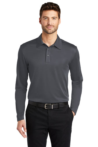 Port Authority Silk Touch Performance Long Sleeve Polo