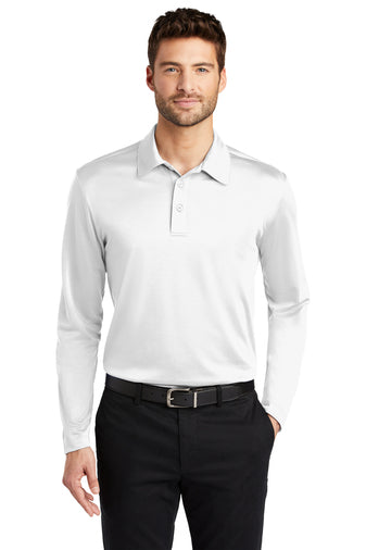 Port Authority Silk Touch Performance Long Sleeve Polo