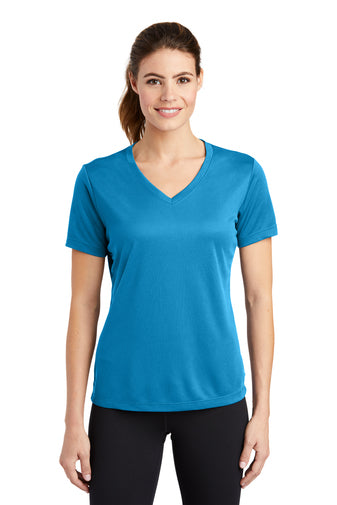 Sport-Tek Women's PosiCharge V-Neck Tee