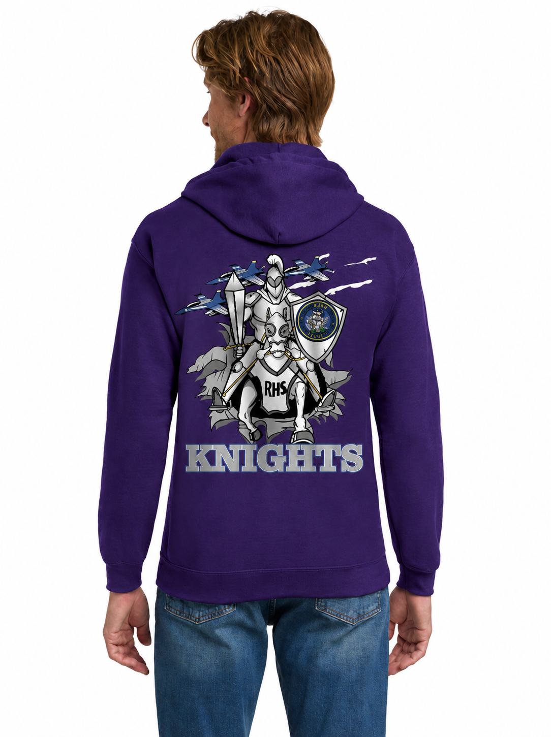 Gildan Heavy Blend Full-Zip Hooded Sweatshirt - Robinson High School