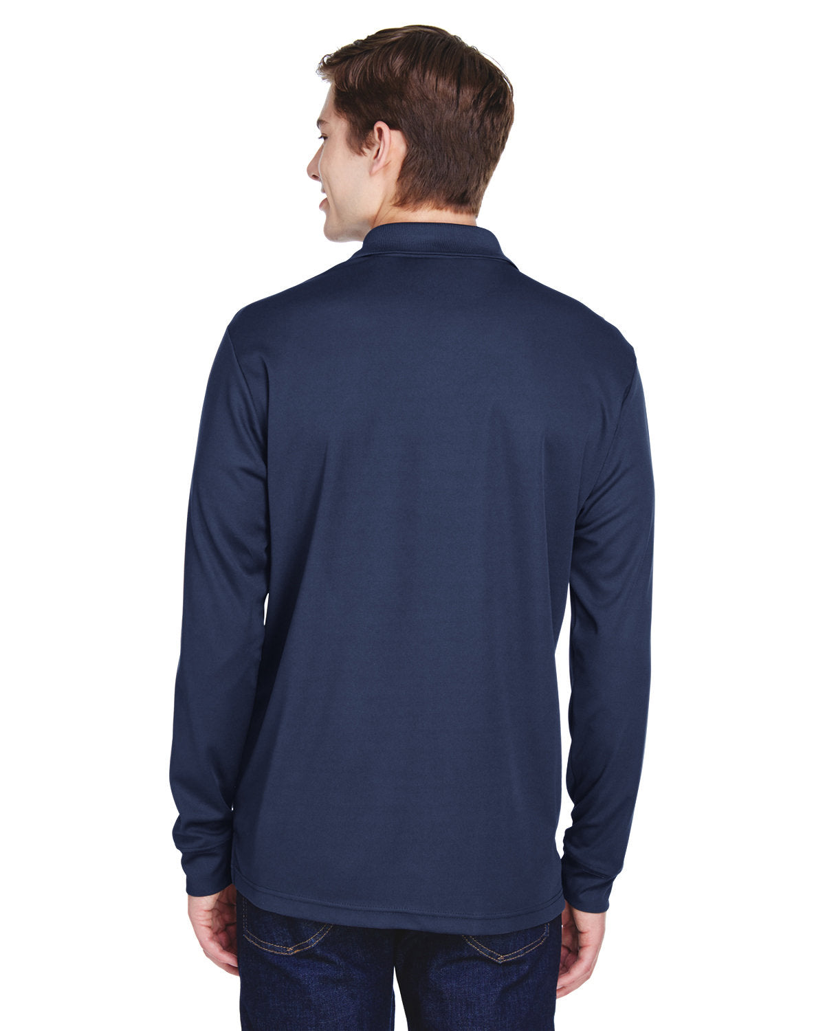 CORE365 Adult Pinnacle Performance Long-Sleeve Piqué Polo with Pocket