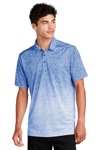 Sport-Tek Ombre Heather Polo